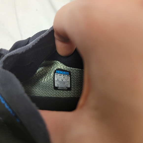 HOKA GORE-TEX Black and Gray Speedgoat 5 Running Shoes Mens Size 13D - Picture 6 of 7